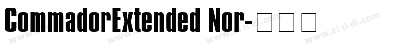 CommadorExtended Nor字体转换